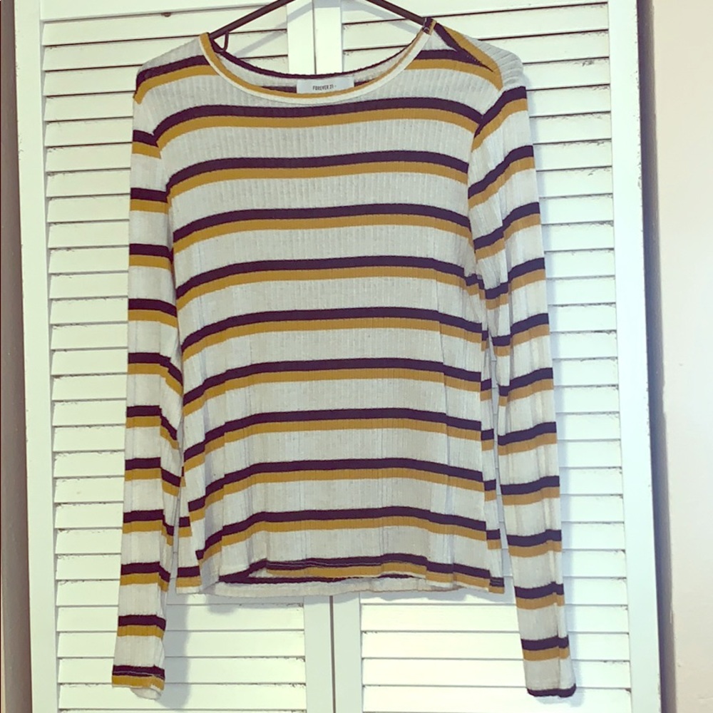 Forever 21 striped top size 1x